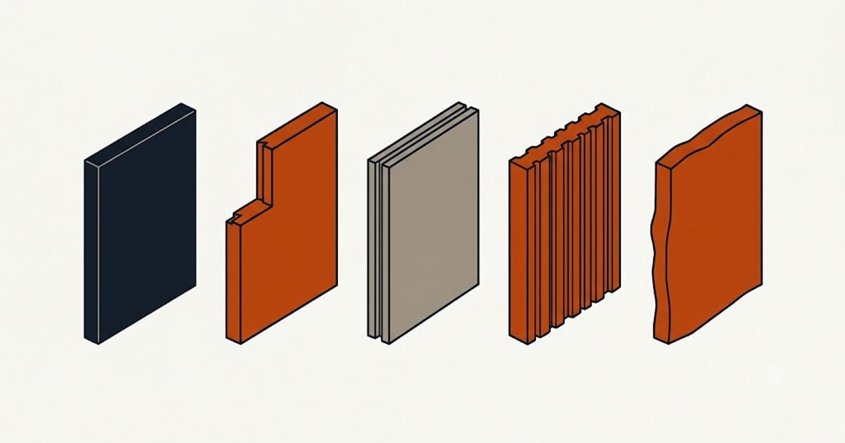Siding profiles and how much surface each one really has